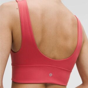 Lululemon Align V-Neck Bra *Light Support, A/B Cup in Desert Red size 10